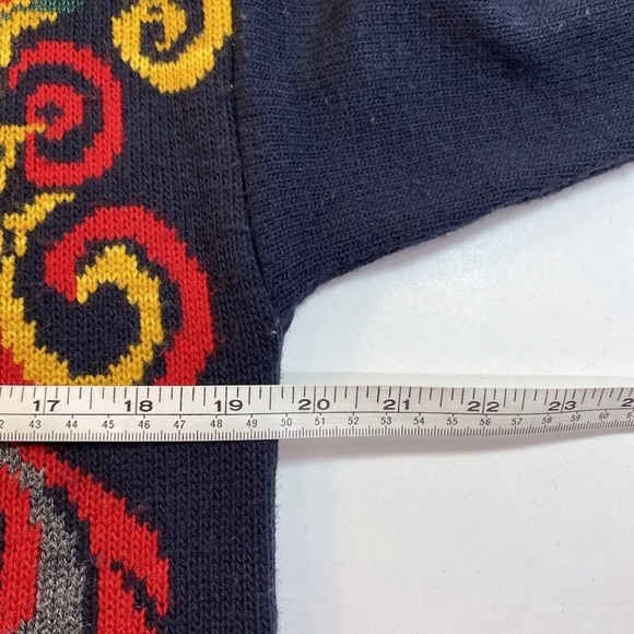 Norton McNaughton Dark Academia Cardigan Sweater SMALL Loose V Neck Long - Picture 6 of 9